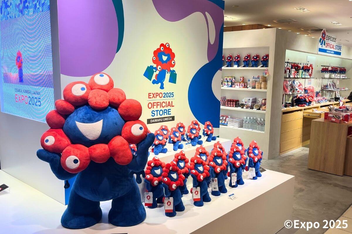 Expo 2025 Merchandise Finds New Life: Popular Mascot Goods to Continue Sale at Major Stations