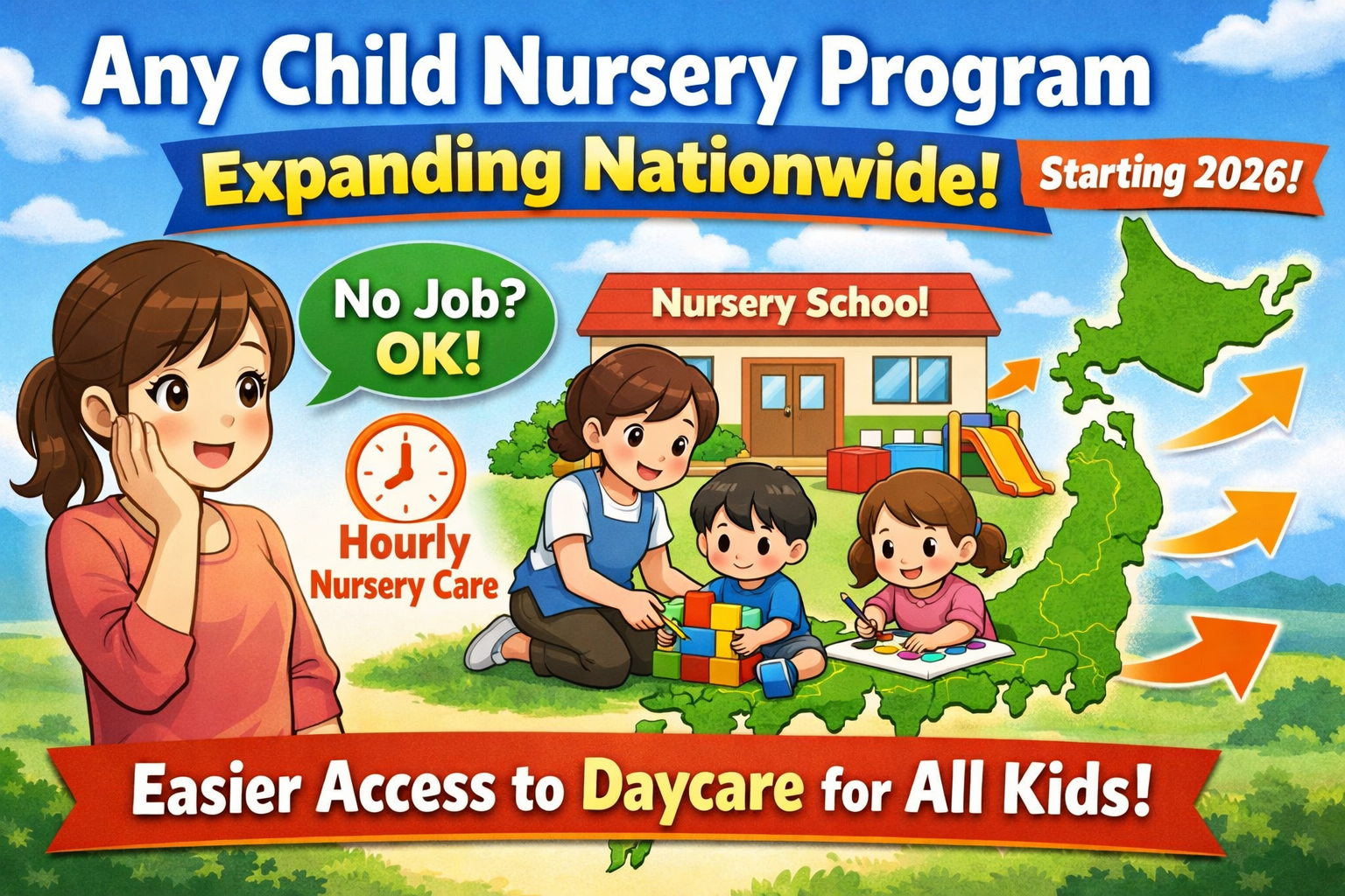 Japan’s Childcare at a Turning Point: 2025 Takeaways and the 2026 “Any Child Can Attend” rollout