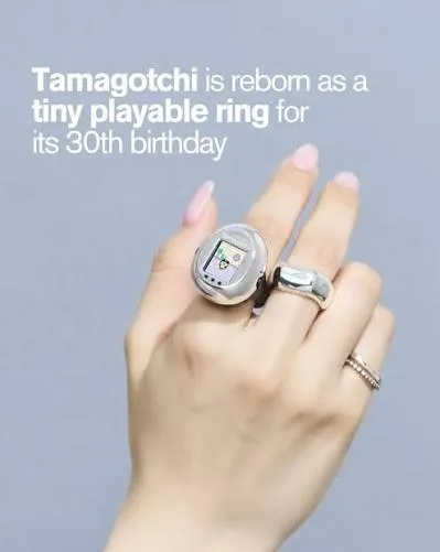 Bandai Unveils Tamagotchi Ring to Mark 30 Years of the Beloved Japanese Digital Pet