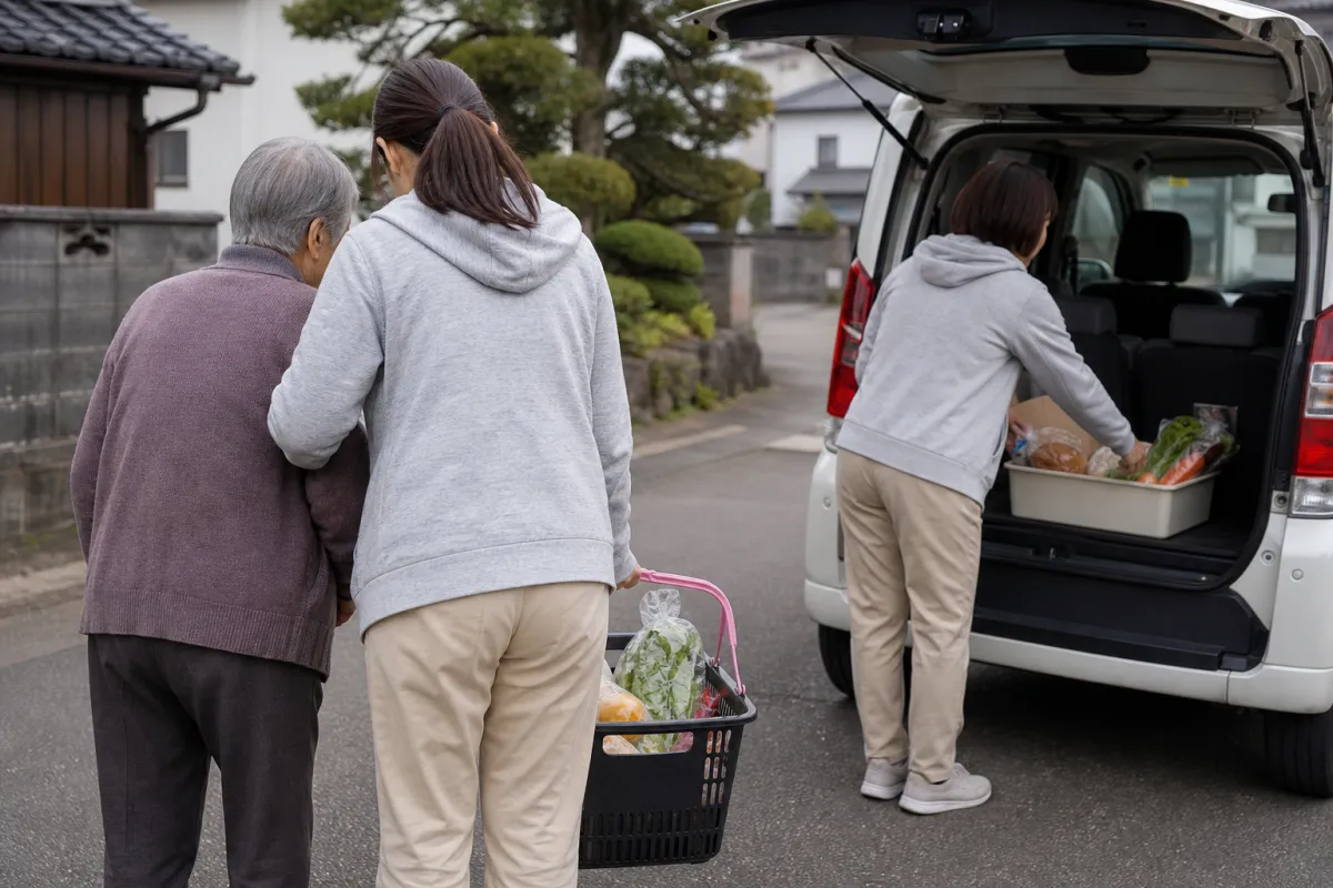 Fukui City, Echizen Town, and Takahama Town: Elderly Shopping Support Demonstration Subsidy (Round 1)