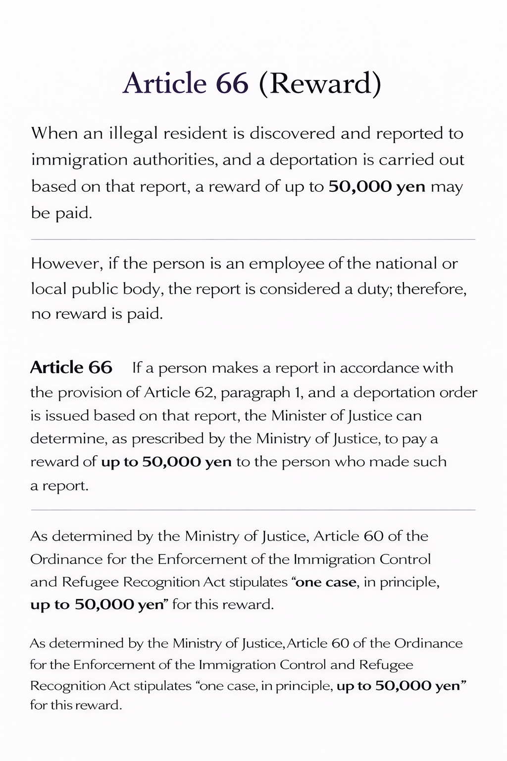 Japan’s Immigration Law Offers Cash Rewards for Verified Tips on Visa Overstays: What Foreign Residents Need to Know