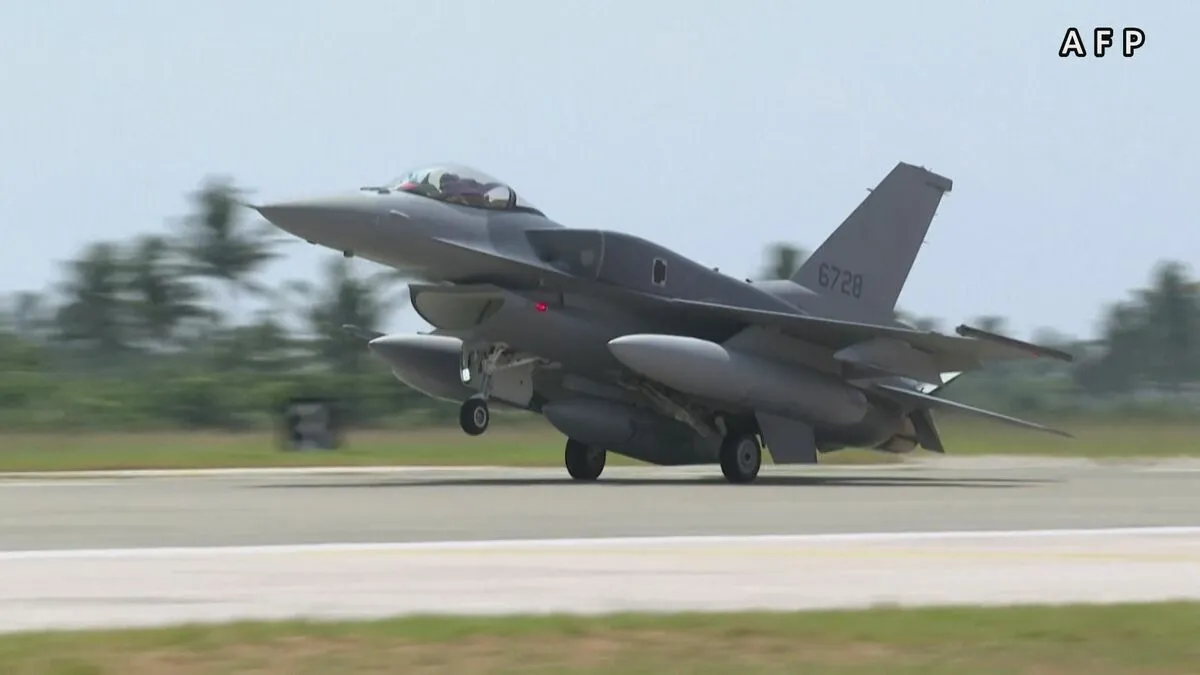 Taiwan Receives First Two Advanced F-16 Fighters From U.S. Defense Package