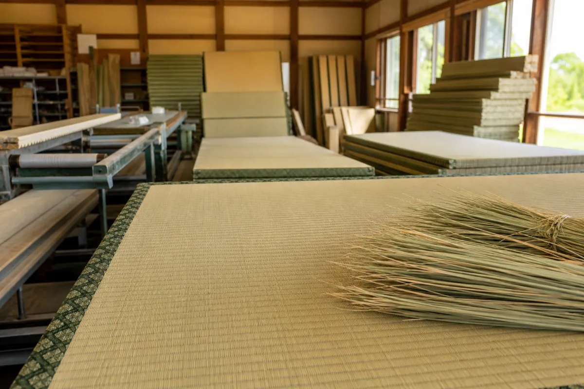 Yatsushiro City: Support for Resuming Rush Tatami Mat Processing